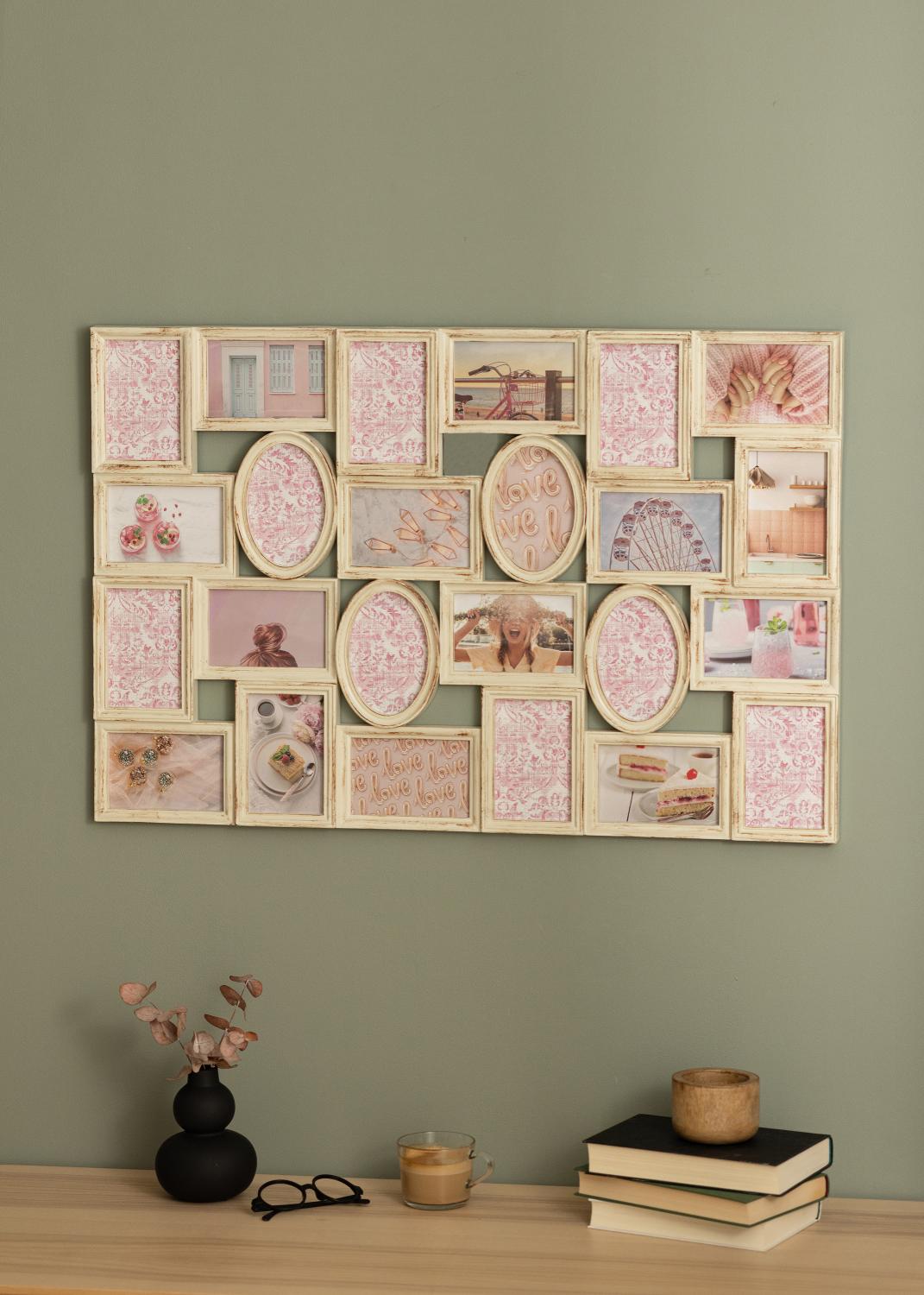 Product Image for Life Gallery Cadre collage Crème - 24 images