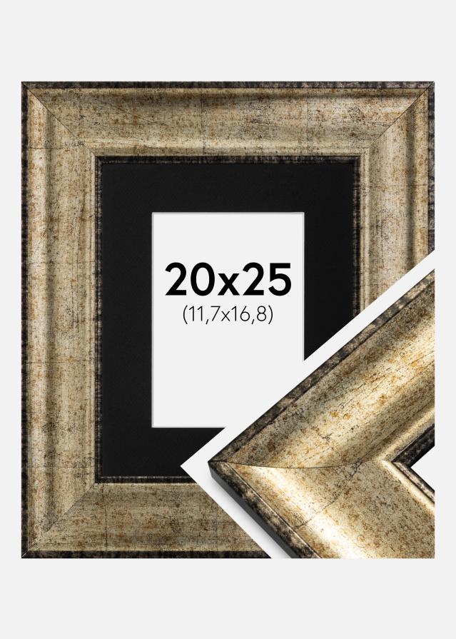 Cadre Saltsjöbaden Or antique 20x25 cm - Passe-partout Noir 5x7 pouces