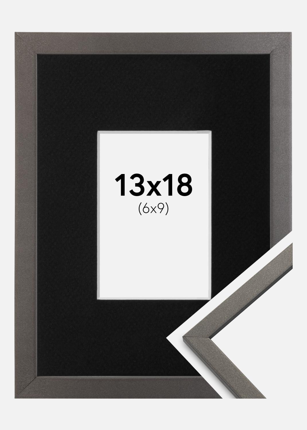 Product Image for Cadre Edsbyn Graphite 13x18 cm - Passe-partout Noir 7x10 cm