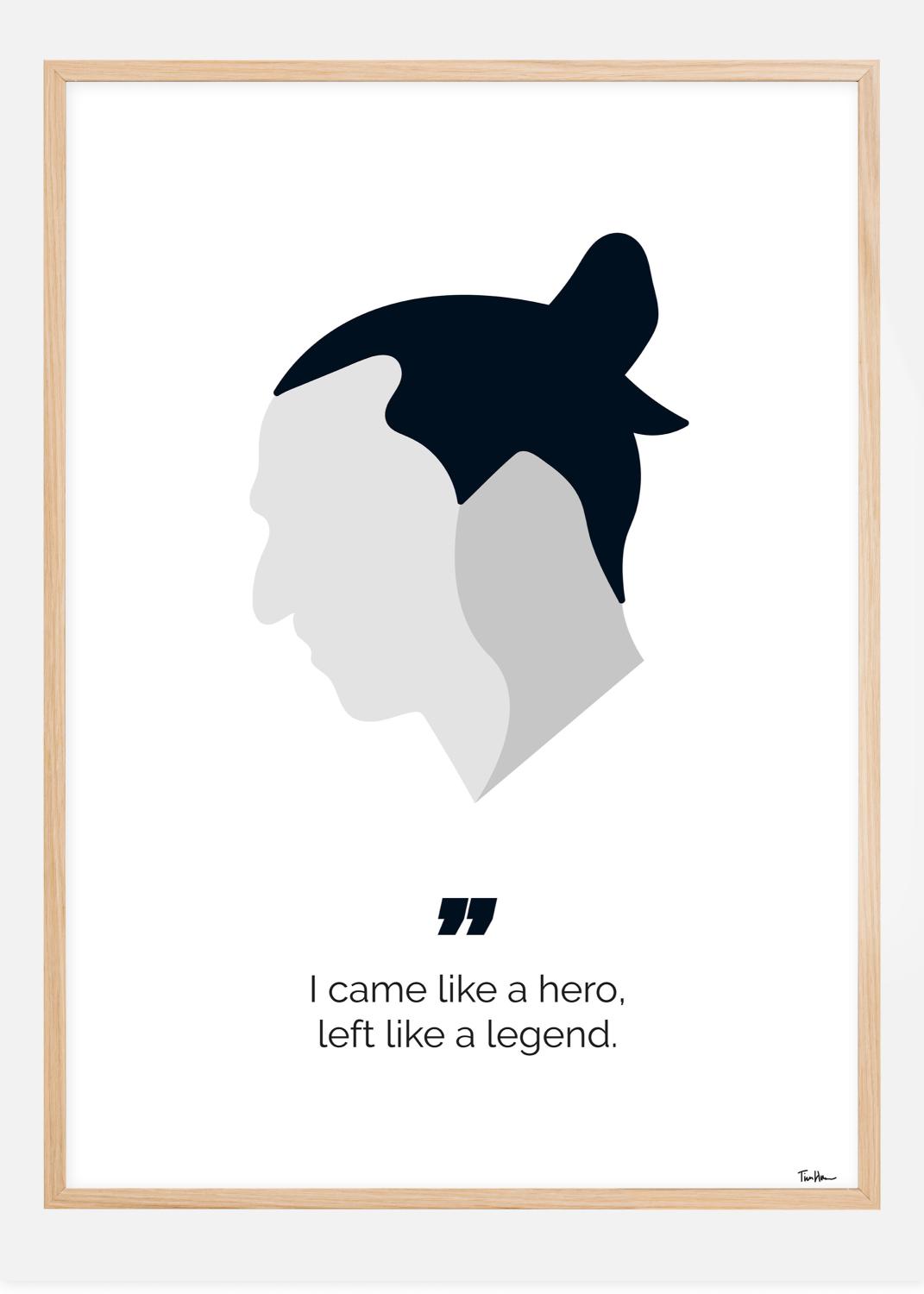 Product Image for Zlatan the legend Poster (21x29,7 cm (A4))