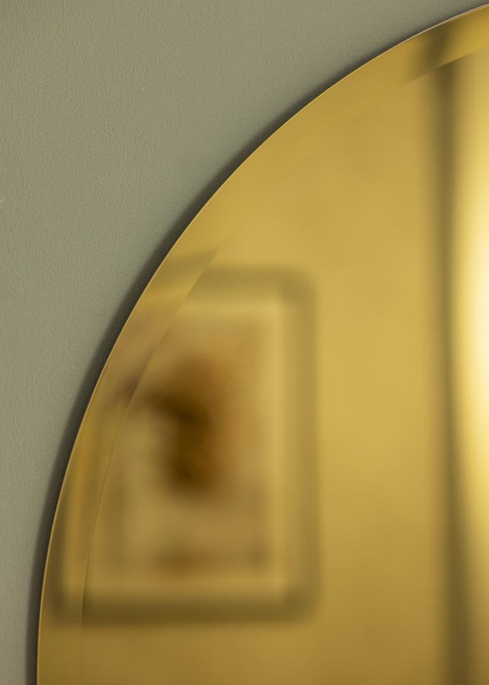 KAILA Miroir rond Gold Deluxe diamètre 70 cm