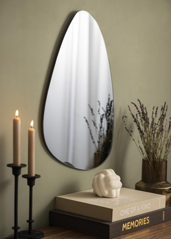 Miroir Edda Gris 40x60 cm