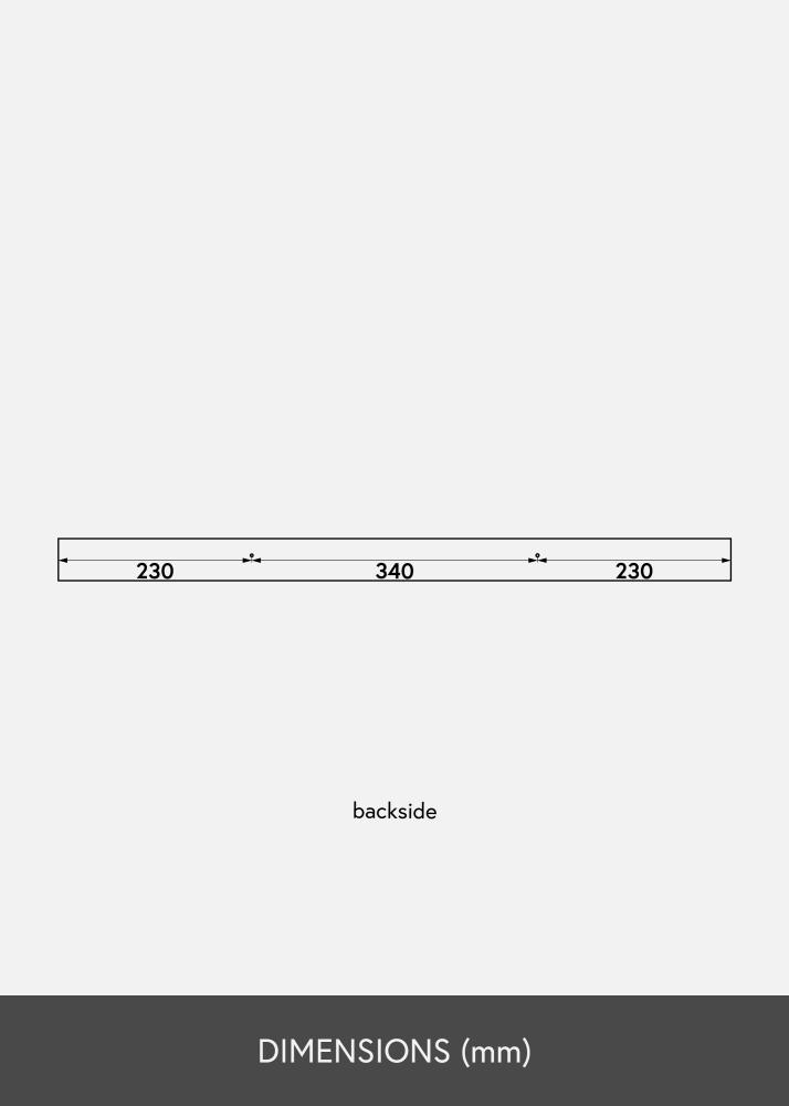 Étagère porte-cadres Chêne 80 cm