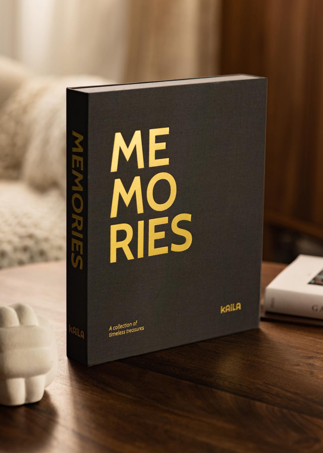 Product Image for KAILA MEMORIES Black - Coffee Table Photo Album (60 Pages Noires / 30 Feuilles)
