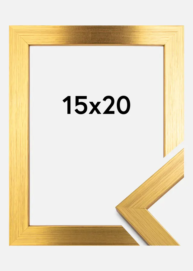 Cadre Gold Wood 15x20 cm