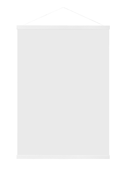 Support pour poster ChiCura Blanc Frêne - 70 cm
