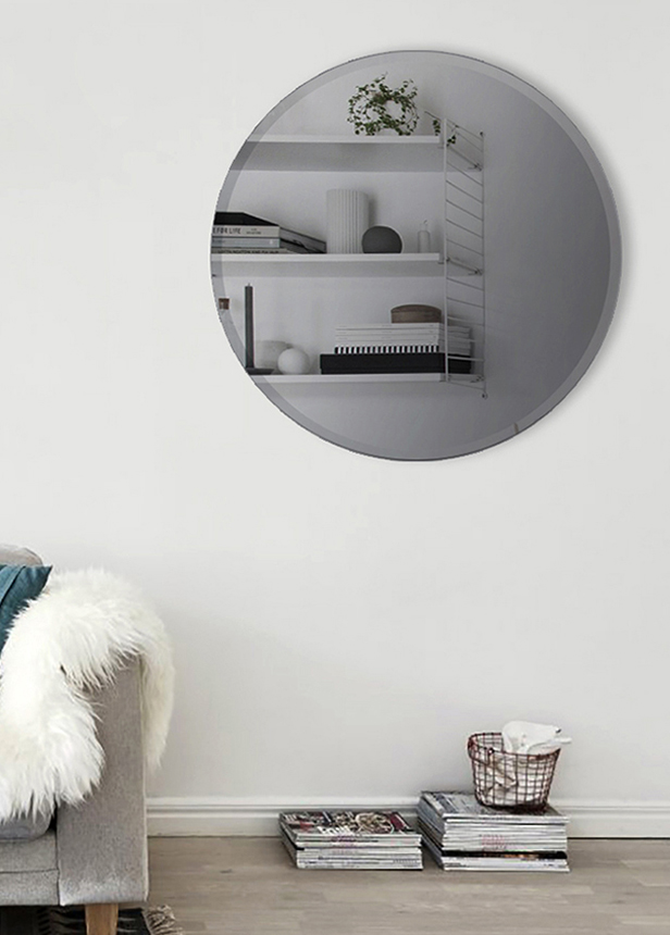 Miroir Prestige Warm Grey diamètre 60 cm